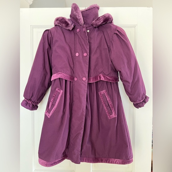 outbrook Other - Kids Purple Fur-Lined Coat - Vintage Outbrook - medium